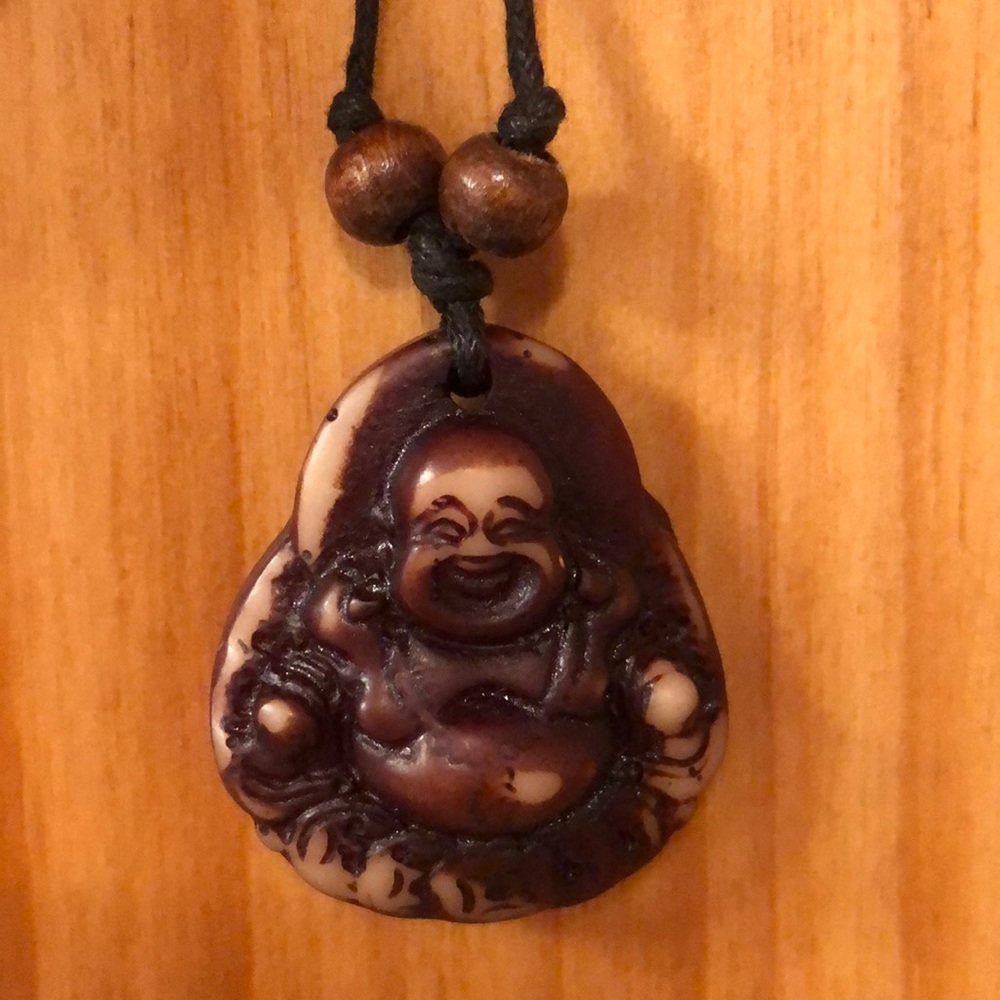 Adjustable Buddha Pendant Necklace
